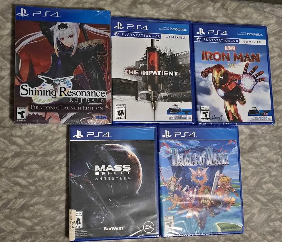 PS4 Games - New Sealed