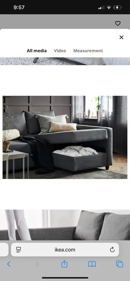 IKEA Frihiten sofa/couch with storage 🥕 image indicator(3)