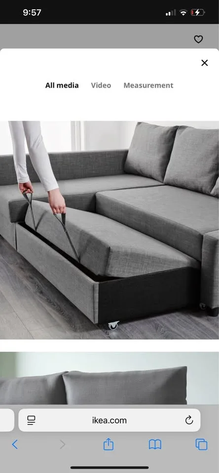 IKEA Frihiten sofa/couch with storage 🥕 image indicator(6)