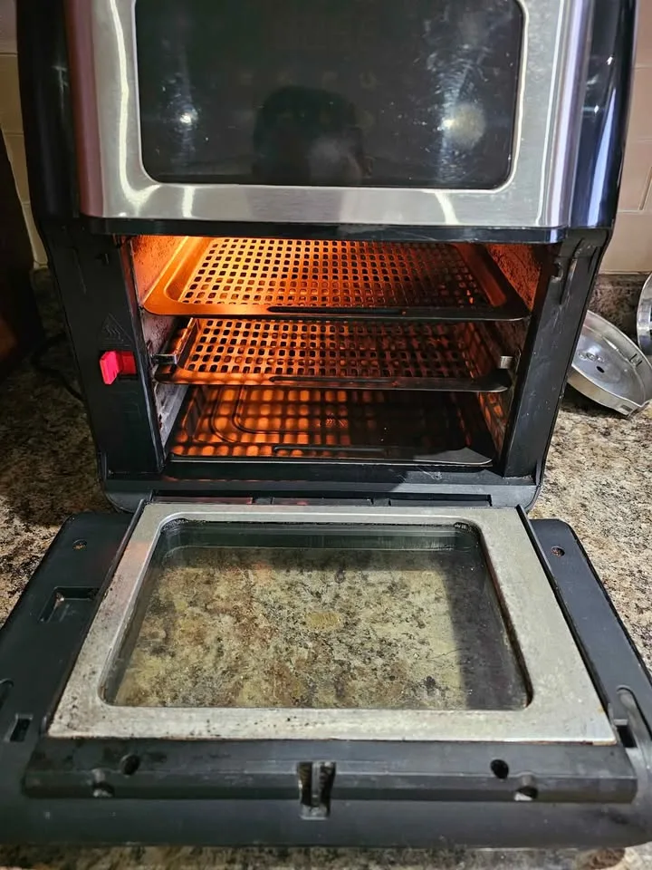 CROWNFUL Air Fryer Toaster Oven 10.6 Quart image indicator(3)