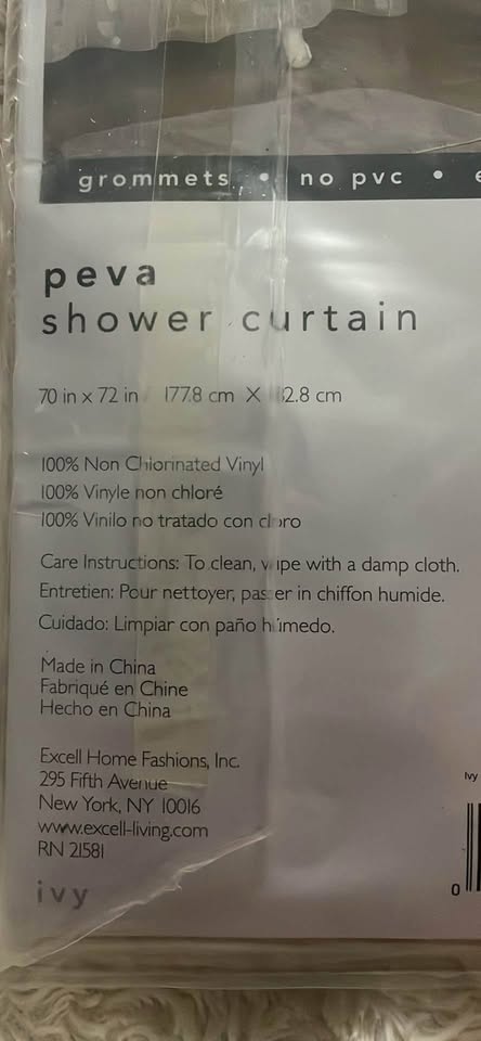 Brand New Shower Curtain From Bed Bath - 70x72” - Never Used - photo 3