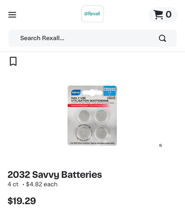 NEW - 2032 Savvy Batteries (Each: 3$, All: 8$) - photo 2