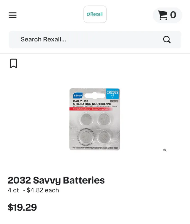 NEW - 2032 Savvy Batteries (Each: 3$, All: 10$) image indicator(2)