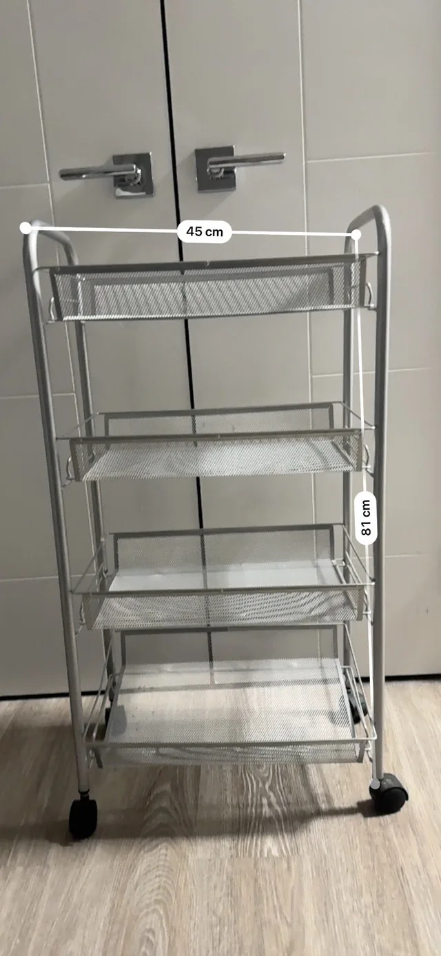 4-Tier Kitchen, Office, Bathroom Trolley thumbnail