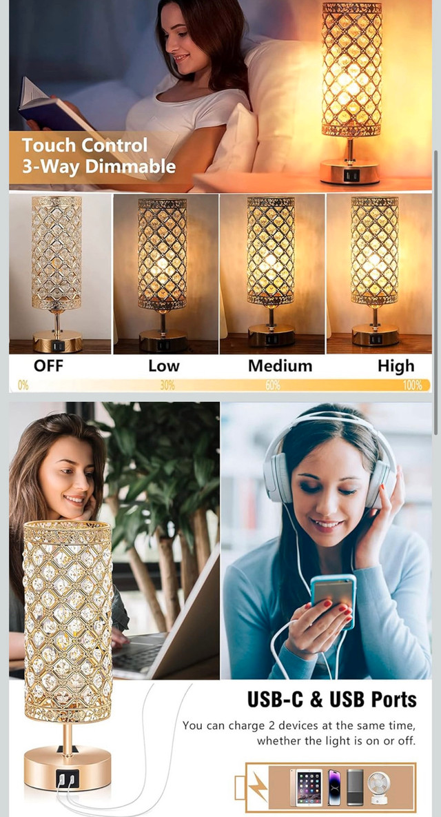 Crystal Table Lamp - photo 4