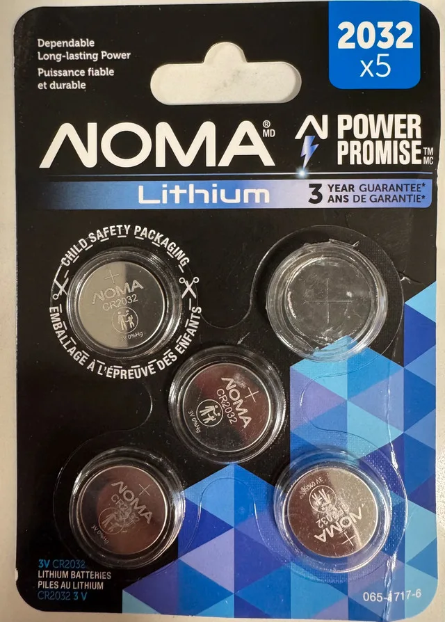 NOMA CR2025 3V, 4pcs thumbnail