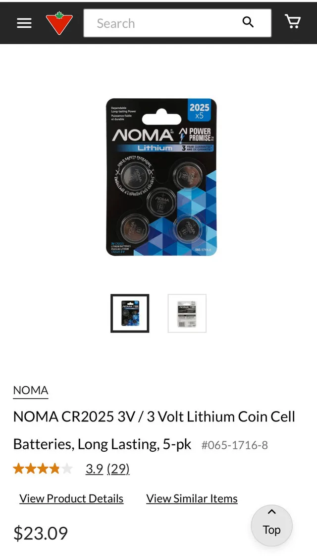 NOMA CR2025 3V, 4pcs image indicator(2)