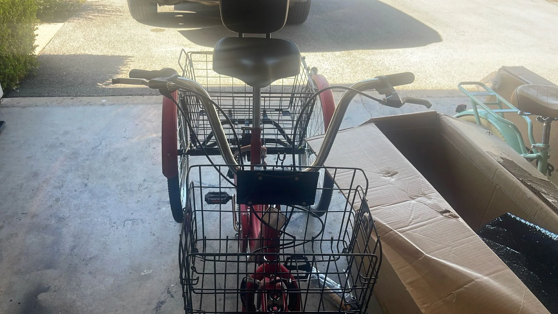 Red Adult Tricycle image indicator(3)