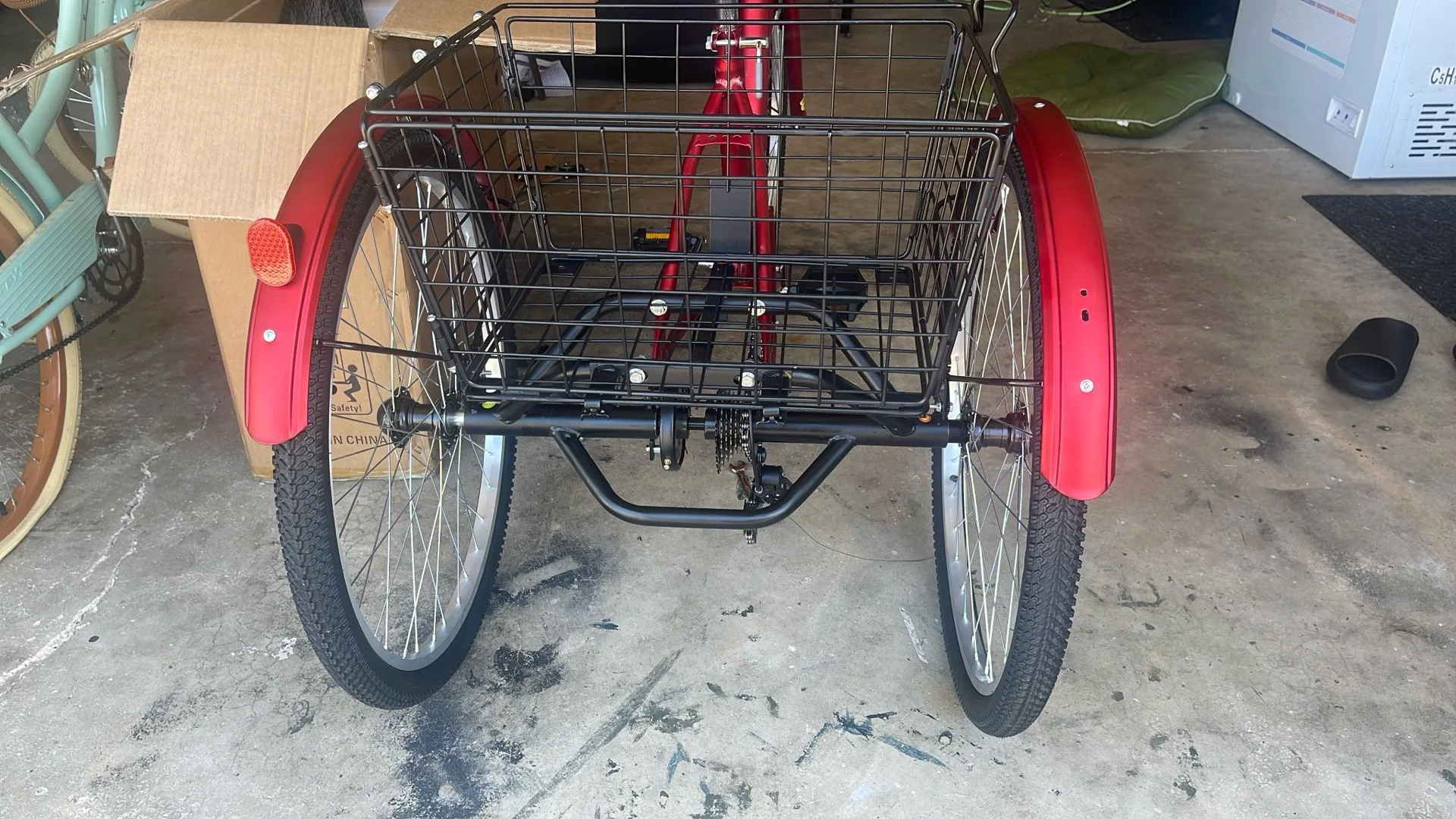 Red Adult Tricycle image indicator(5)