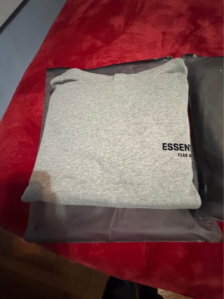 ESSENTIAL HOODIE DARK OATMEAL - photo 2