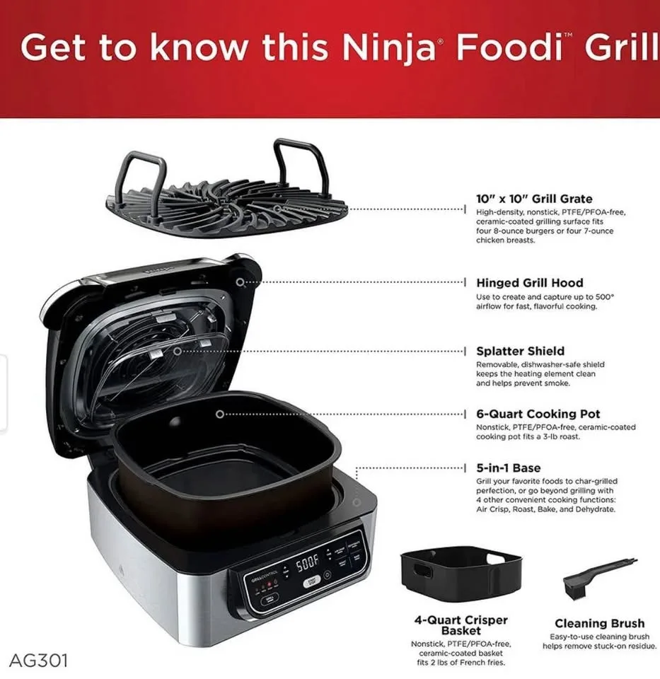 Ninja Foodi Grill image indicator(9)