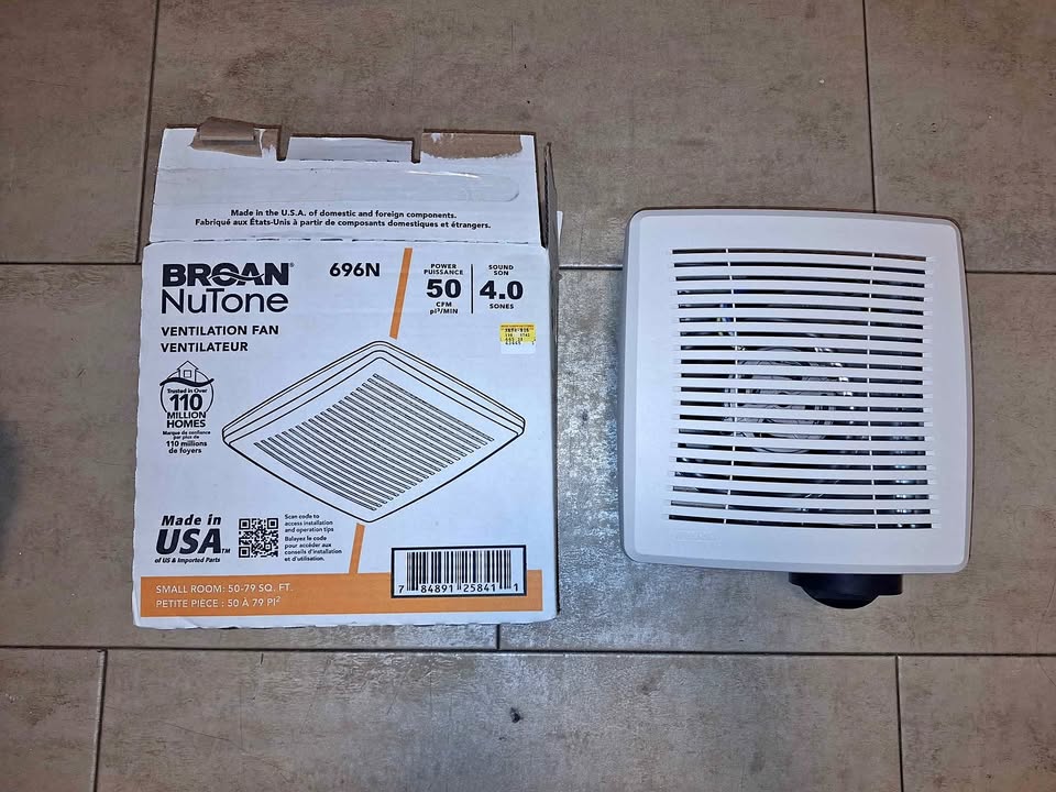 Broan NuTone Ventilation Fan