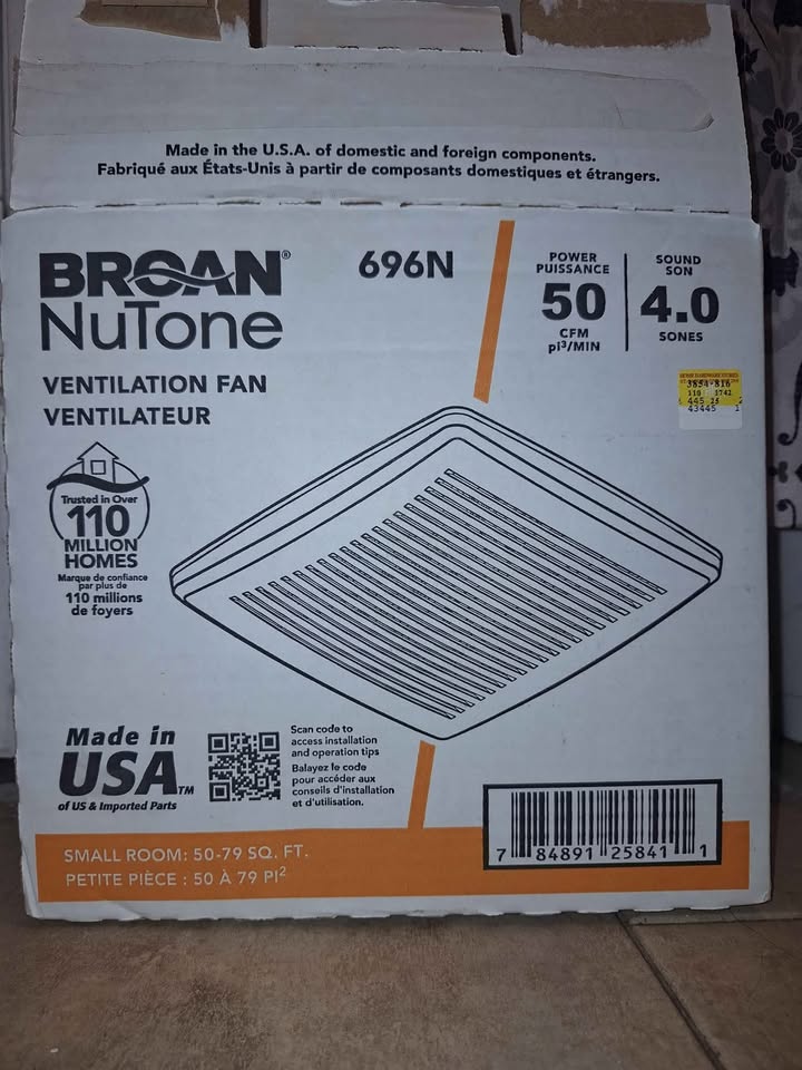 Broan NuTone Ventilation Fan - photo 3