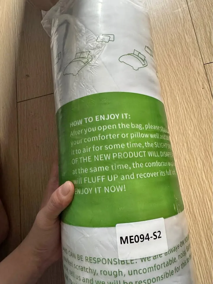 Hotel-Quality Bed Pillow 100% Organic Cotton