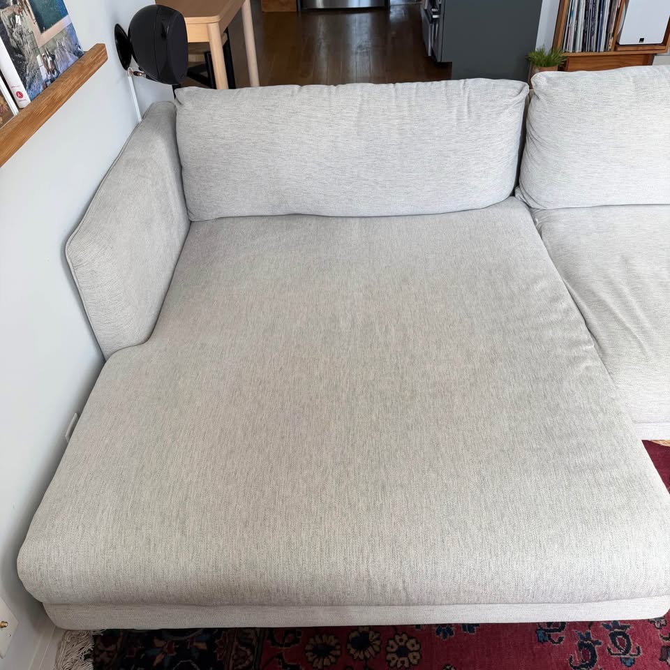 Joybird Lewis Sectional Sofa Merit Dove, Left Chaise - 900 or be - photo 5