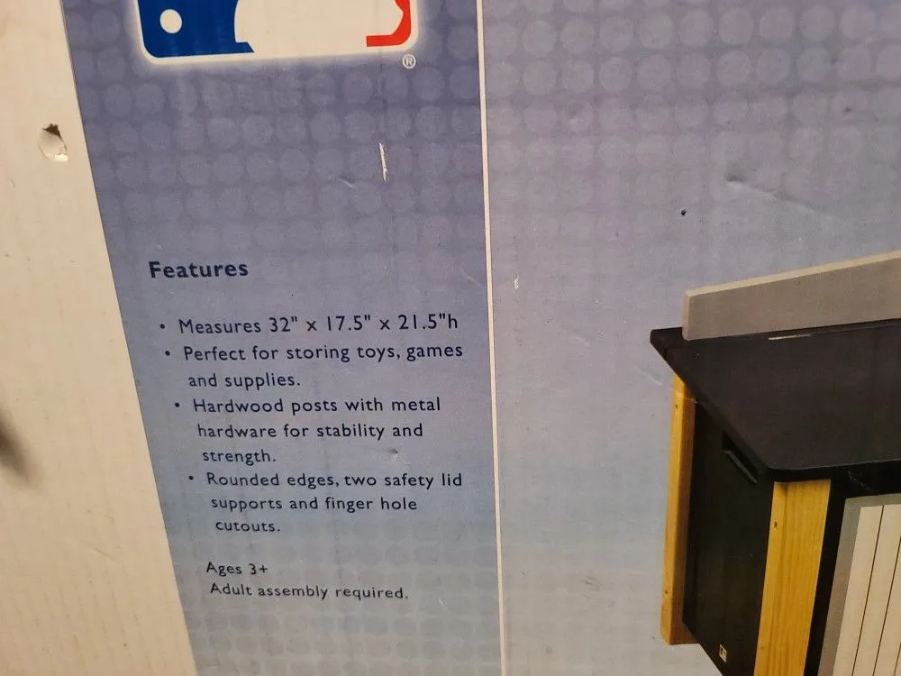 Yankees Wooden Toy Box image indicator(4)