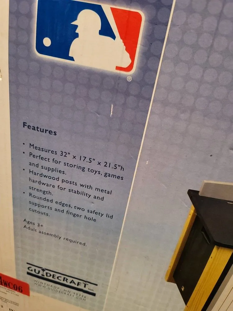 Yankees Wooden Toy Box image indicator(5)