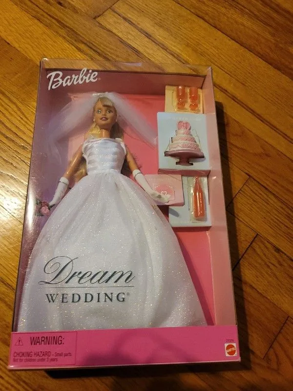 This 2000 Barbie Dream Wedding doll is NIB. image indicator(2)