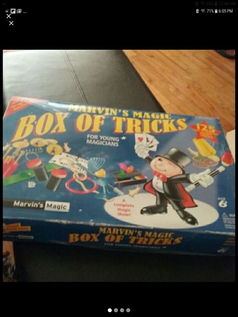 Marvin magic box of tricks