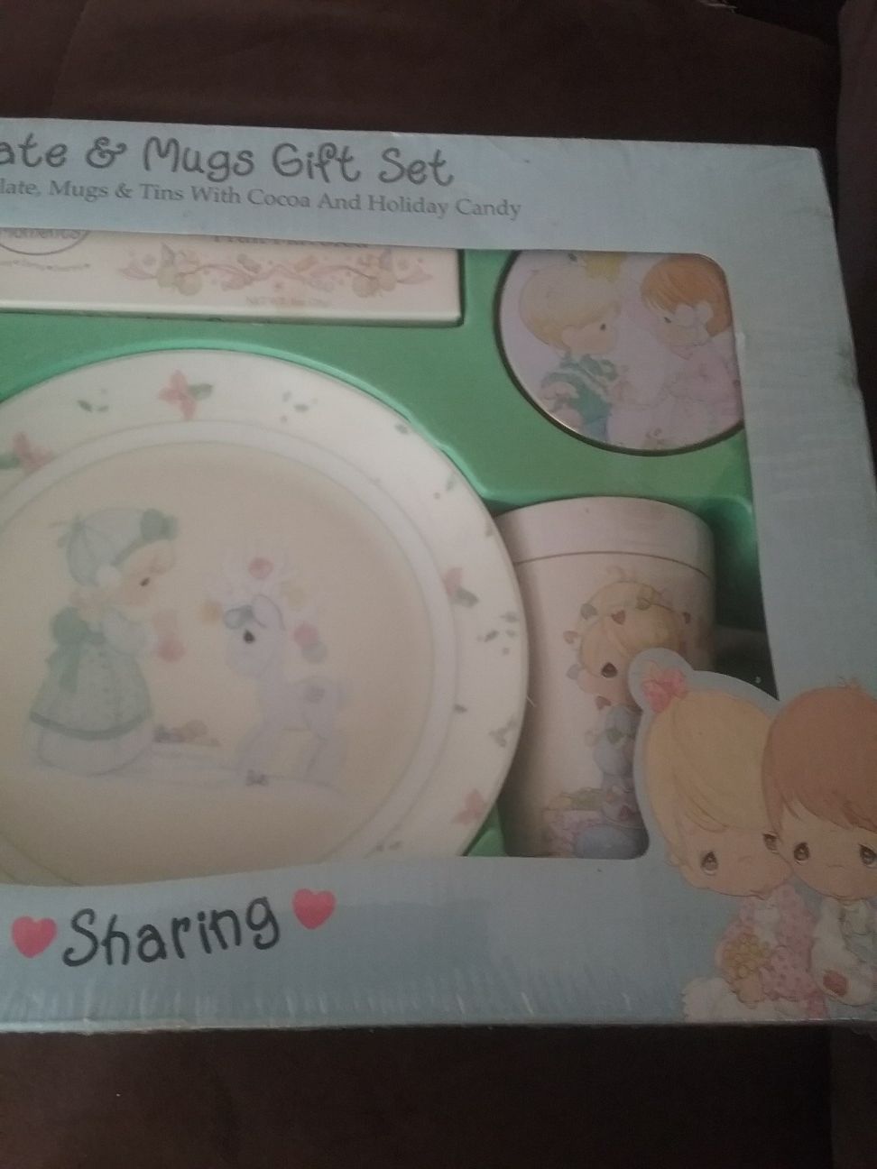 Precious moments plate and mug gift set - photo 3