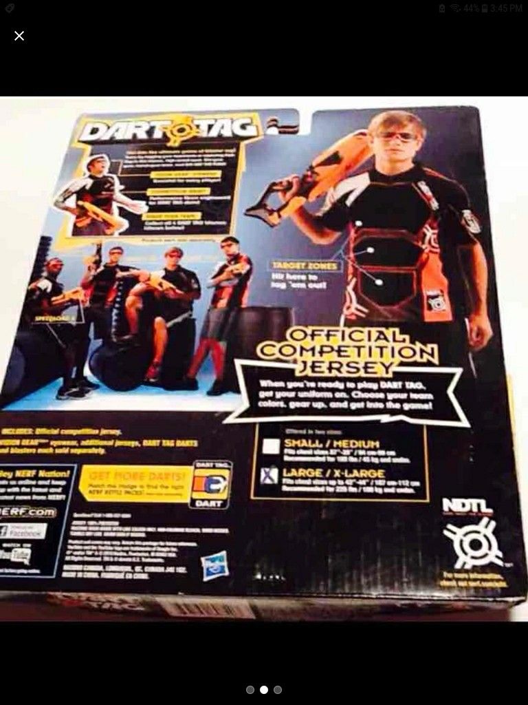 Nerf dart tag competition jersey - photo 2