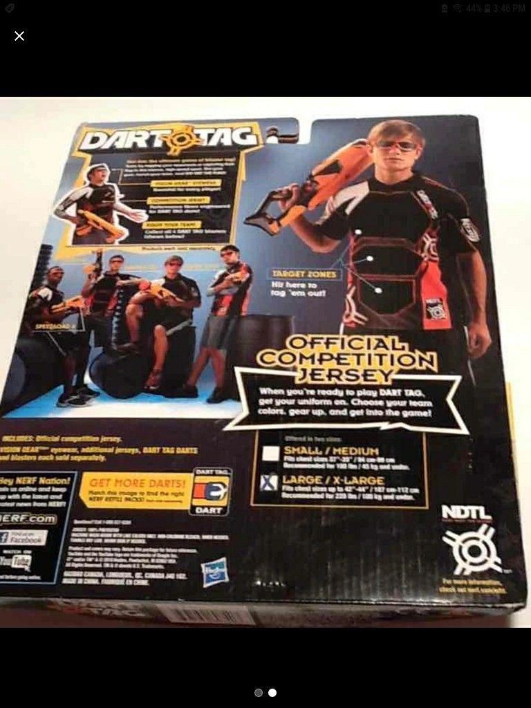 Nerf dart tag competition jersey - photo 4