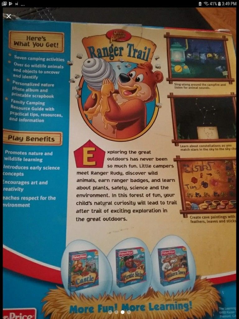 Fisher Price Ranger Trail CD-ROM - photo 2