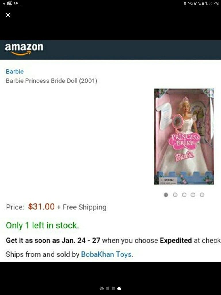 Princess Bride barbie - photo 4