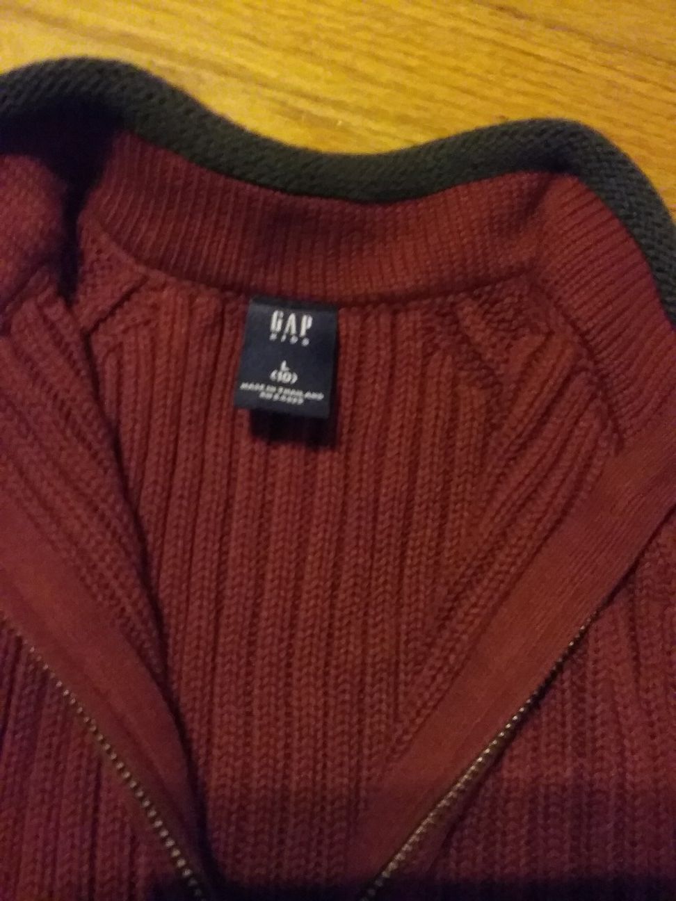 Gap zipper up sweater