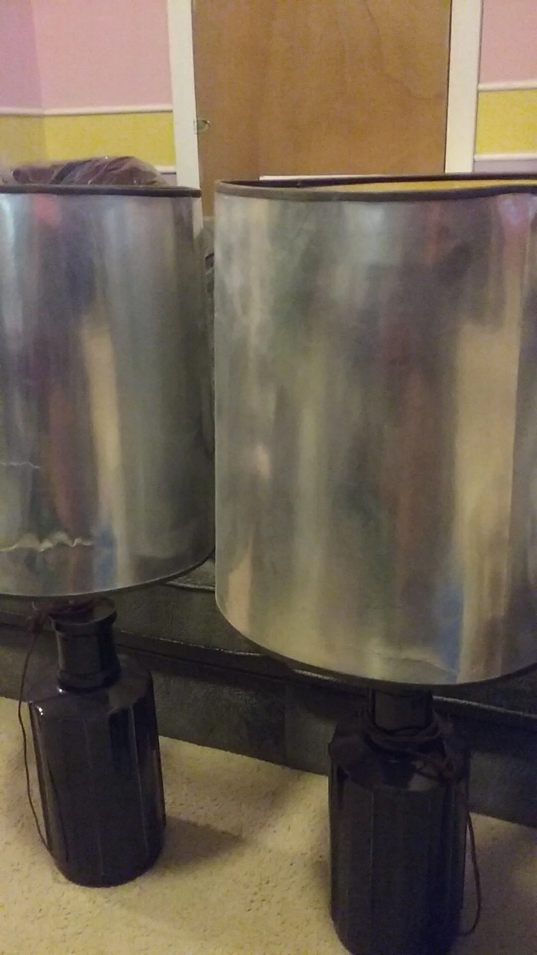 Set of tall black lamps image indicator(2)