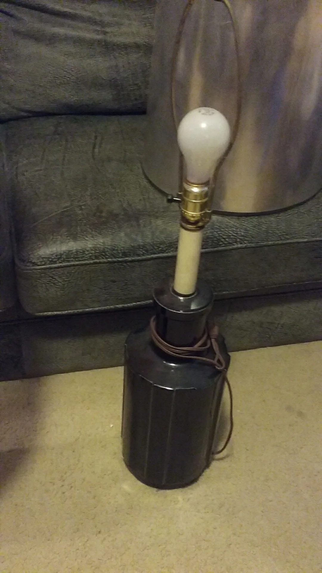 Set of tall black lamps image indicator(5)