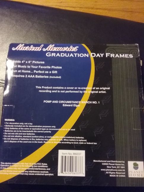 New graduation frame with music - photo 3