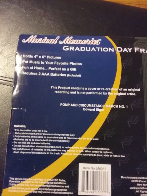 New graduation frame with music - photo 4