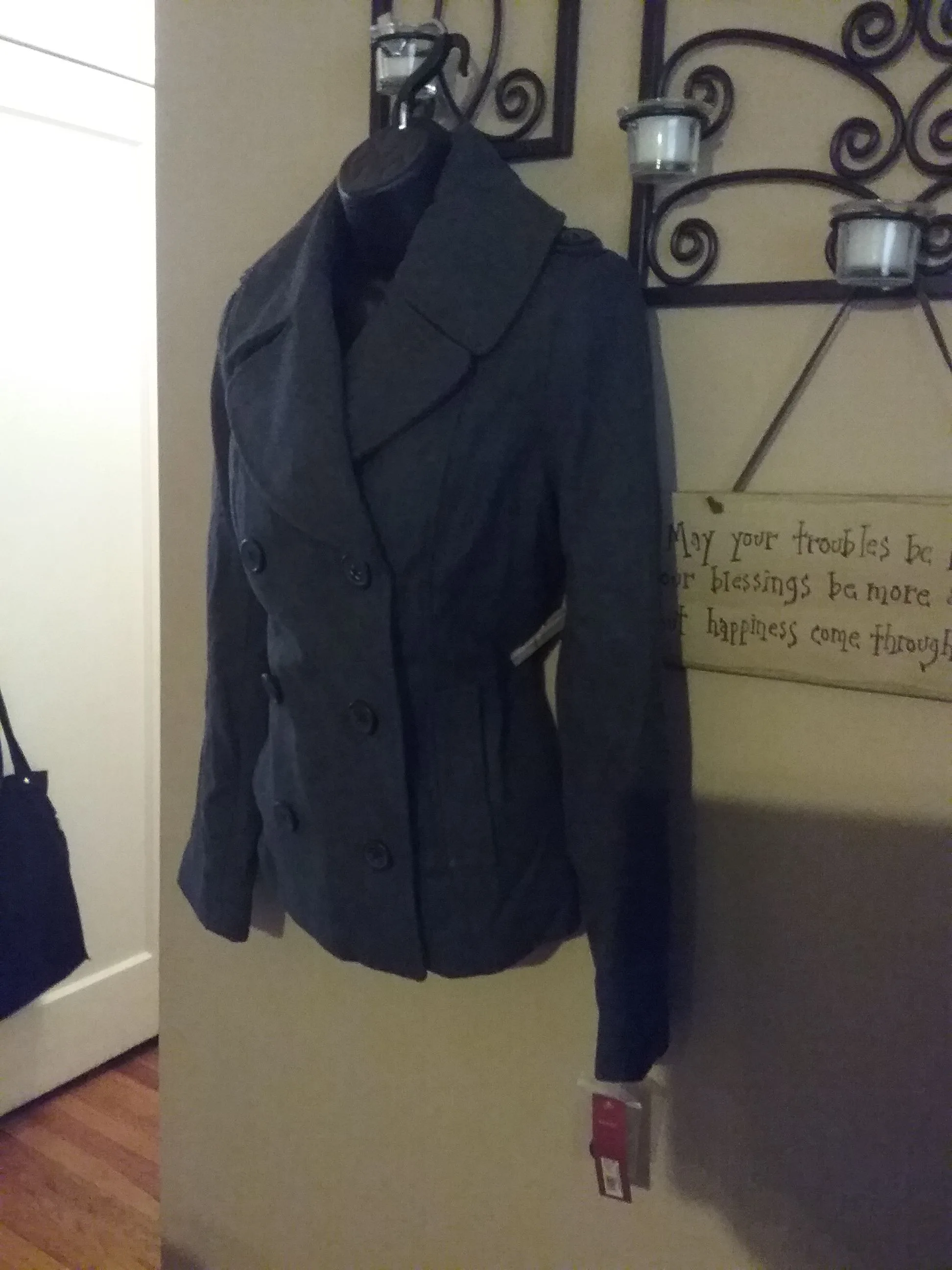 Ladies double breasted coat