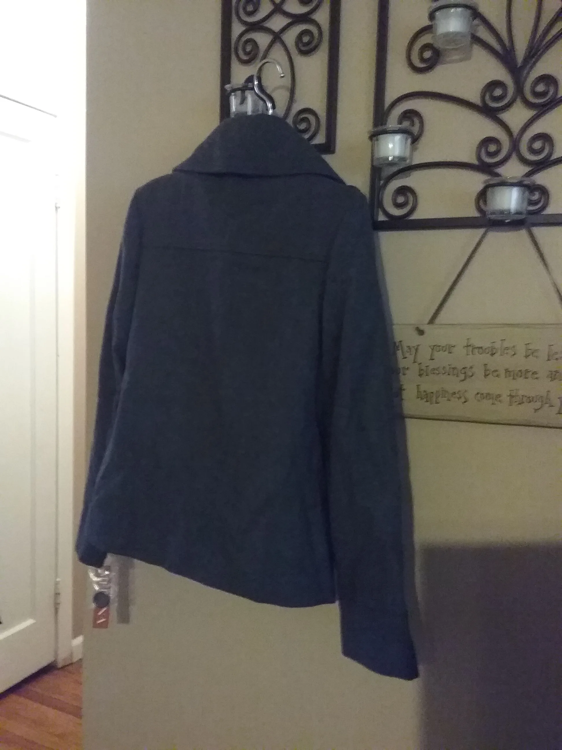 Ladies double breasted coat image indicator(3)