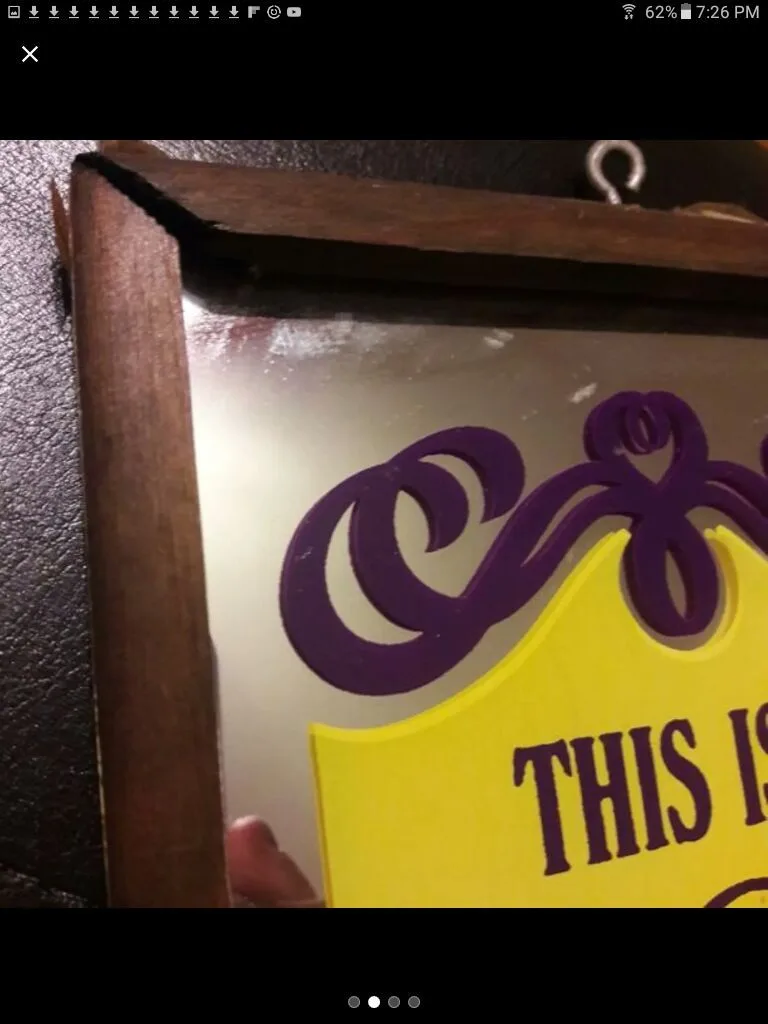 Mirrored glass frame image indicator(2)