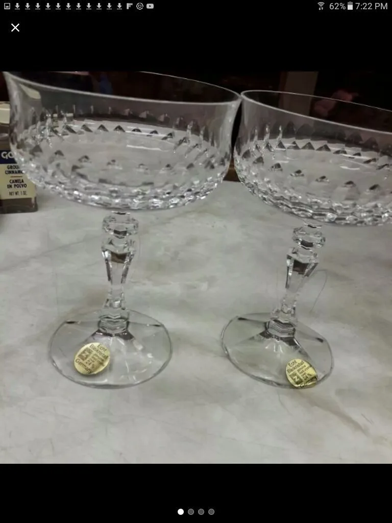 Crystal glasses