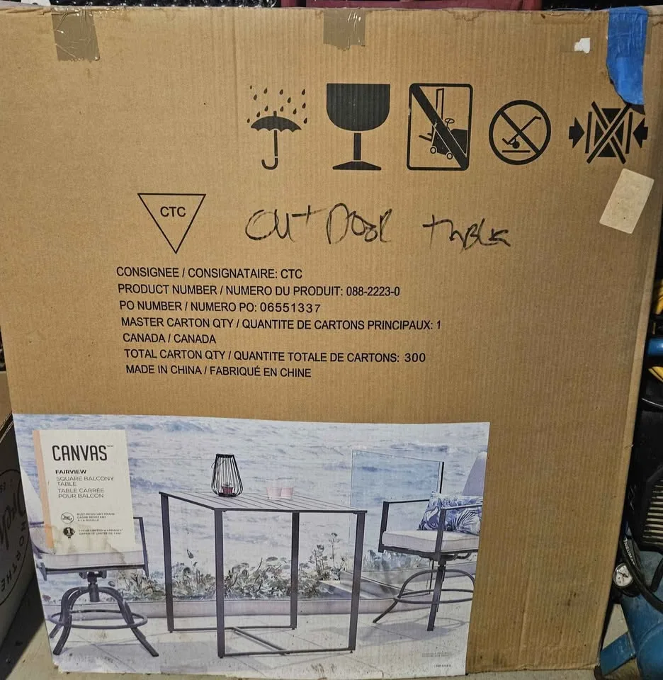 BNIB Outdoor Patio Table image indicator(2)