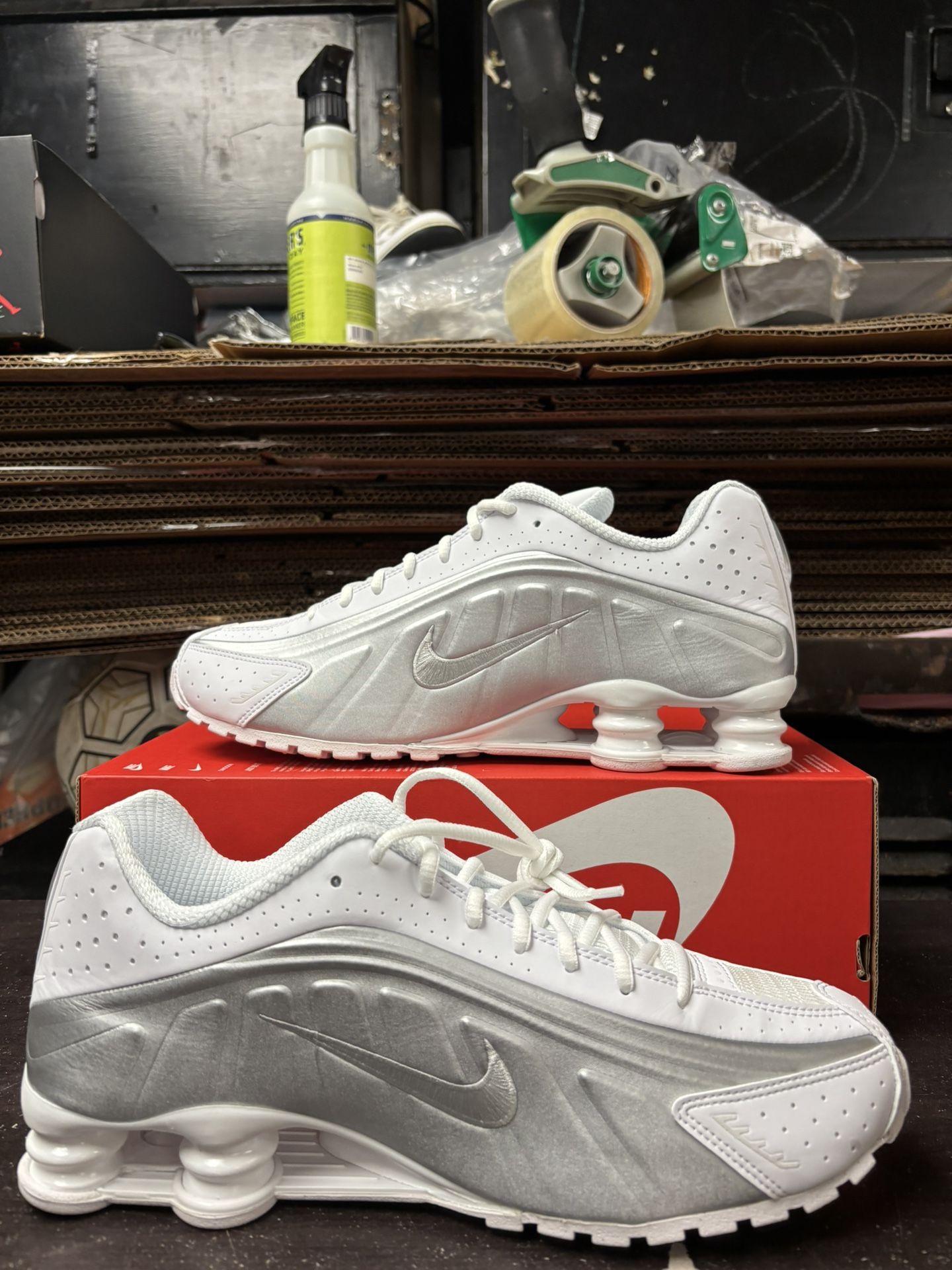 Nike Shox R4 White Bright - photo 5