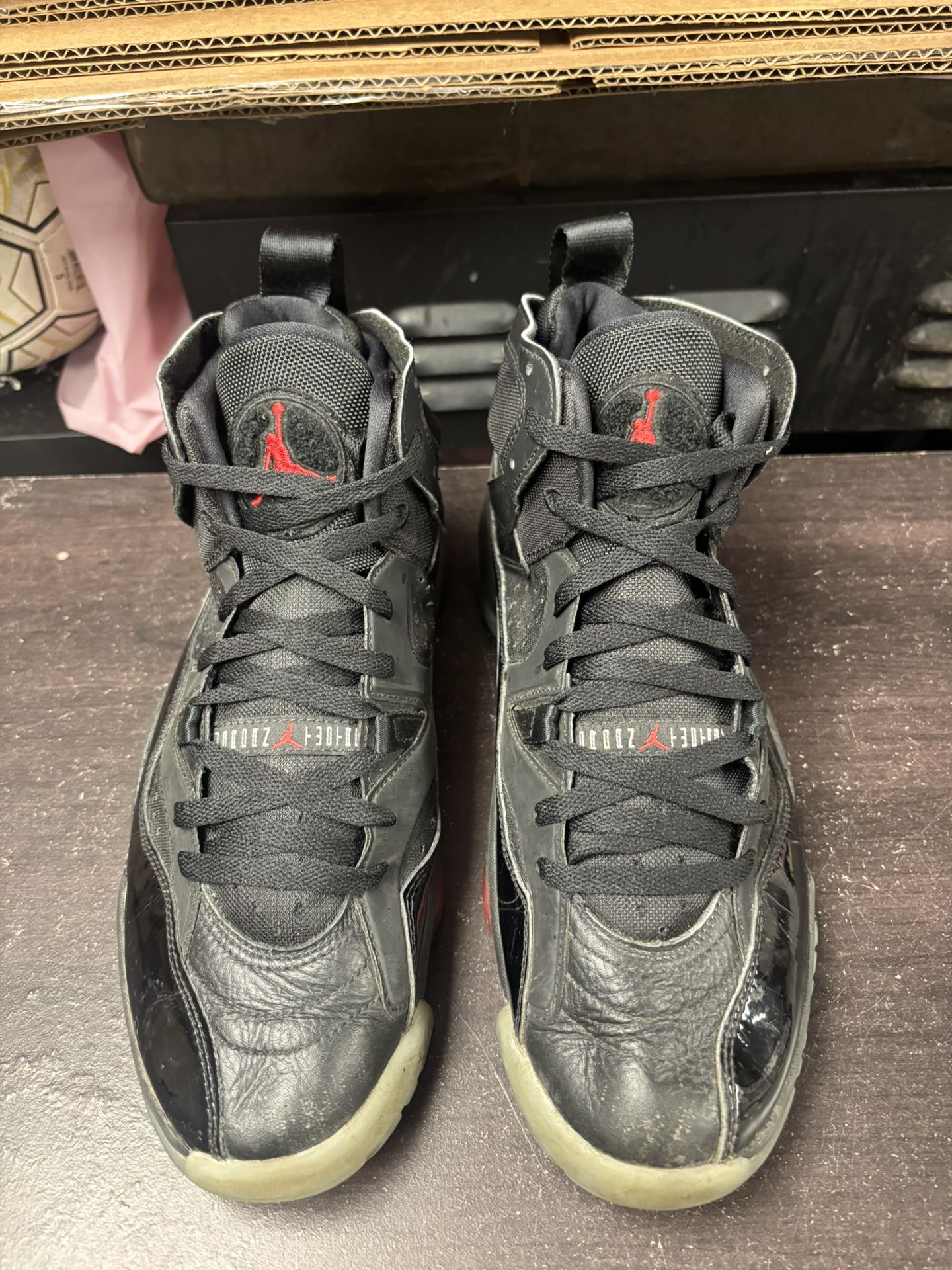 Jordan Jump man Two Trey Black University Red - photo 2