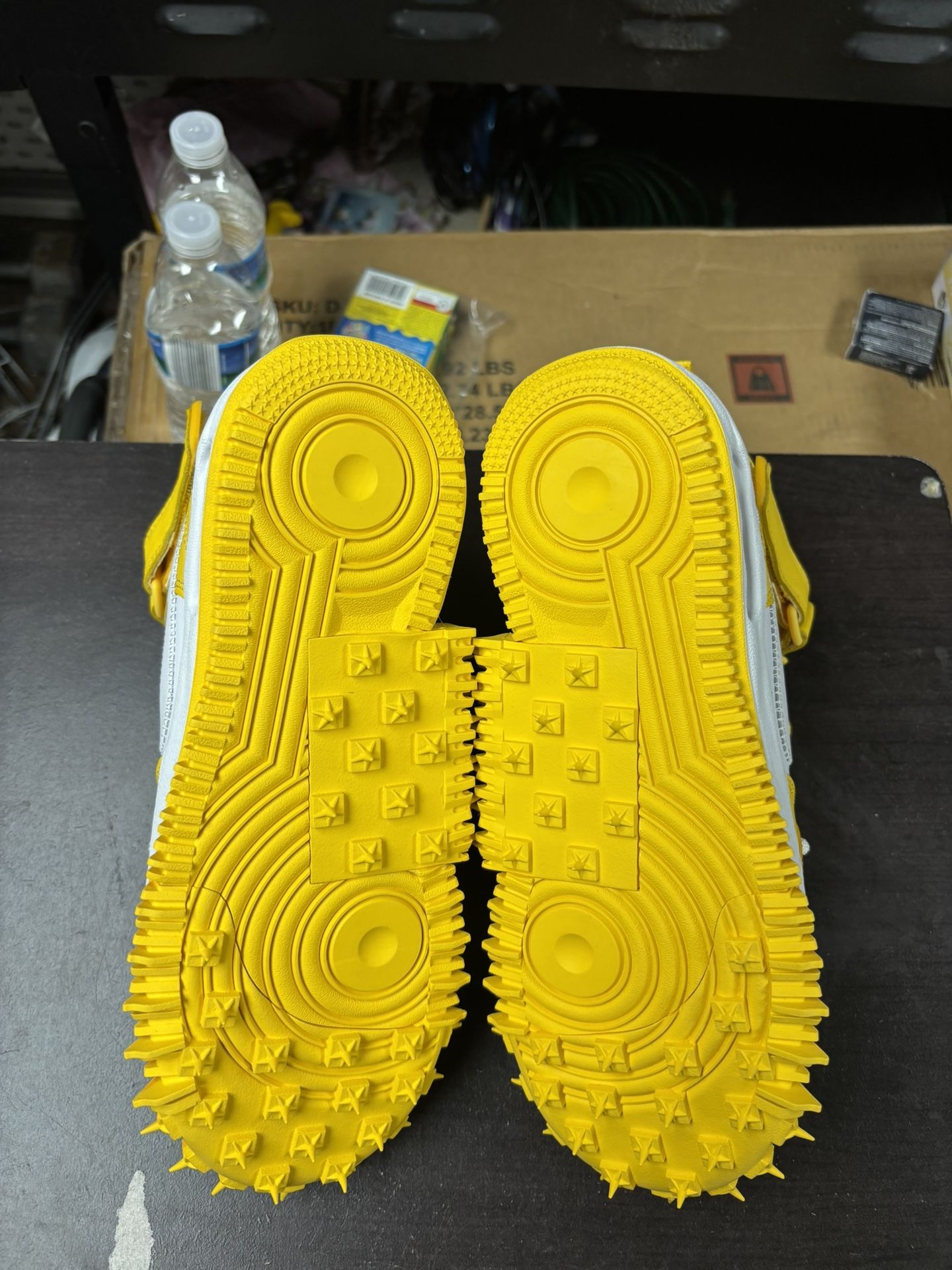 Nike Air Force 1 Mid Off White Varsity Maize - photo 3