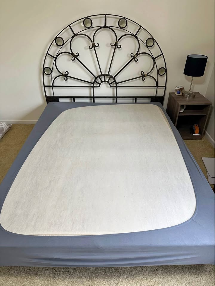 Queen Size Box Spring, Frame and Headboard