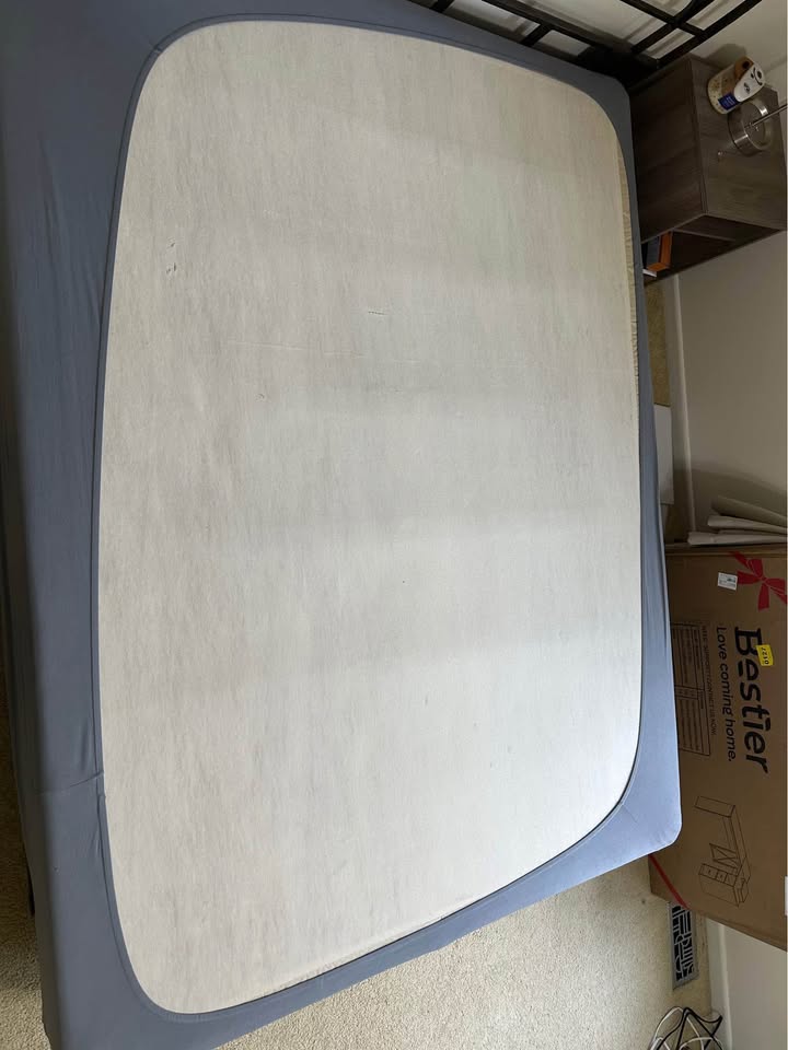 Queen Size Box Spring, Frame and Headboard - photo 3