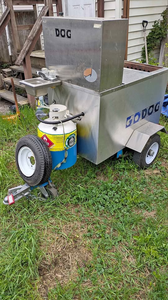 Hotdog steamer trailer