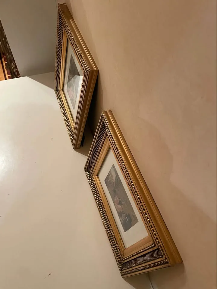 Pair of old world prints image indicator(8)