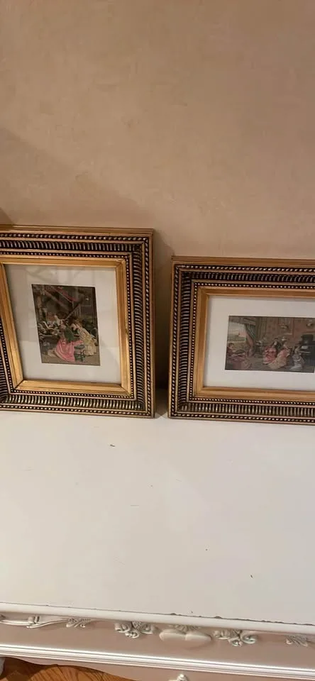 Pair of old world prints image indicator(9)