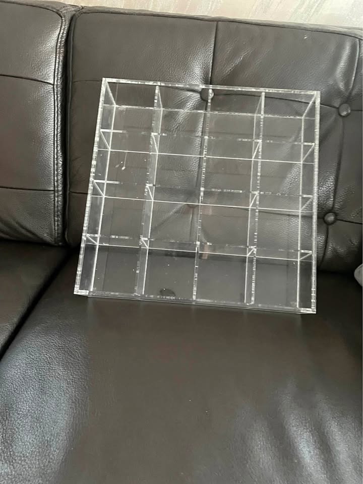 Clear acrylic organizer