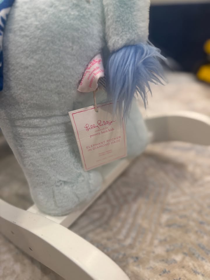 Pottery Barn Kids x Lilly Pulitzer Elephant Rocker – NWT - photo 2