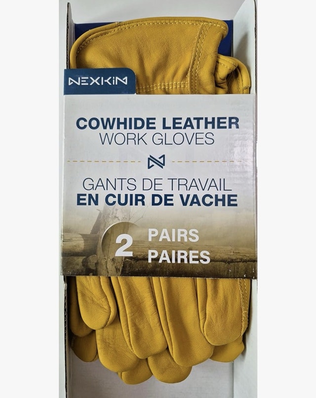 Brand New Nexkin Leather Work Gloves