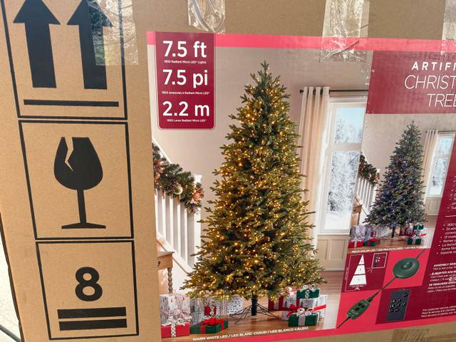 7.5ft Radiant Micro LED PreLit Christmas Tree + Lights - photo 5